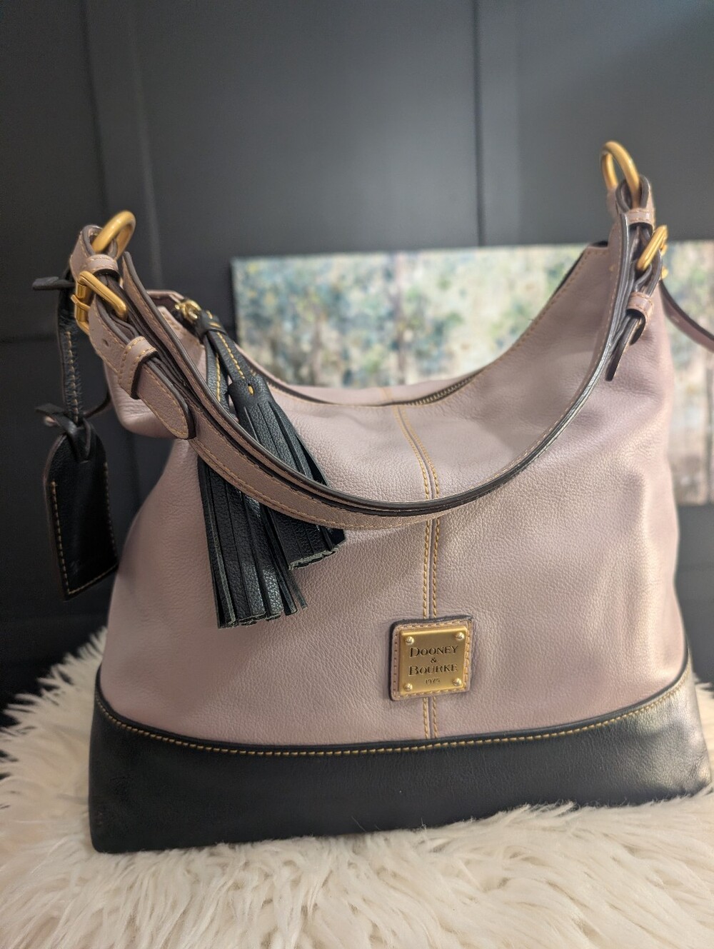 Dooney & Bourke European Leather Sophie Hobo Bag